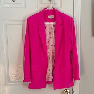 Skies Are Blue Fuchsia Blazer